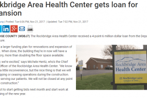 WDBJ - November 21, 2017 - Rockbridge Area Health Center gets loan for expansion